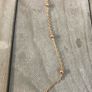 Elegant steel Beaded Chain Necklace